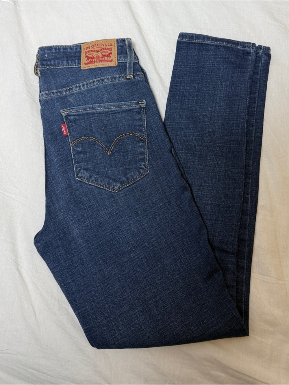Levi's Men’s Dark Indigo Straight Jeans